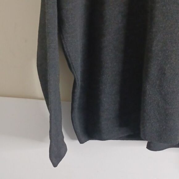 Men's Gray Button-Up Sweater - Picture 14 of 14